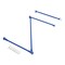 Vestil Blue Steel Standard Cantilever Brace Set 4"W x 35"L x 77.75"H, PR SB-C-8-36 - alternate 3